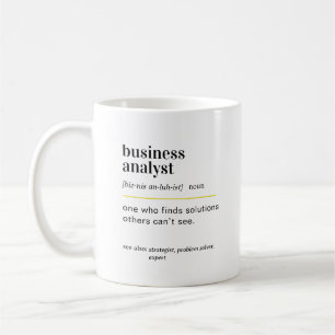 Grappige Bedrijfsanalist Definitie Cadeau Koffiemok