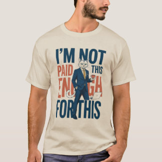 Grappige BedrijfsKat T-shirt