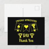 Grappige bedrijfspersoneelsgeschenken briefkaart (Voorkant / Achterkant)