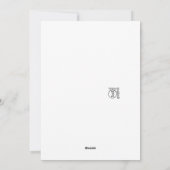 Grappige beer die ondeugend plast. feestdagenkaart (Achterkant)