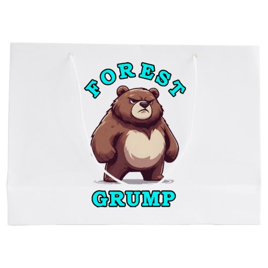Grappige Beer Groot Cadeauzakje (Achterkant)