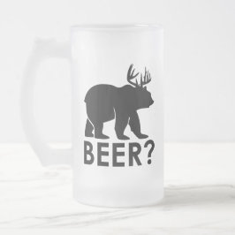 Grappige Beer Herten Bier Matglas Bierpul