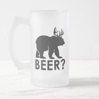 Grappige Beer Herten Bier Matglas Bierpul
