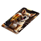 Grappige Beer Lover Hond Bier Koelkast Magnet Magneet (Linkerzijde)