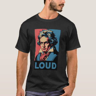 Grappige Beethoven Hard T-shirt