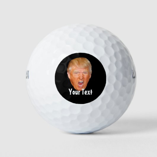Grappige bekende president golfballen (Voorkant)