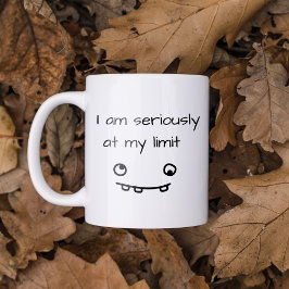 Grappige Beker At My Limit Koffiemok