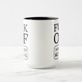 Grappige beledigende meme, f * ck off ik bedoel go mok (Midden)