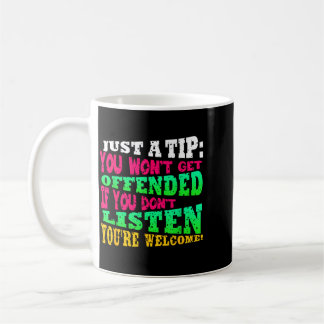 Grappige beledigende quote humoristische sarcastis koffiemok