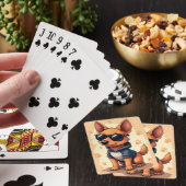 Grappige Belgische Malinois Kawaii Hond Pokerkaarten (Insitu)