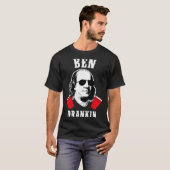 Grappige ben drankin 4 juli aviator amerikaan t-shirt (Voorkant volledig)