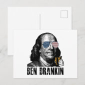 Grappige Ben Dranking, Laten we de vreugde van de Briefkaart (Voorkant / Achterkant)