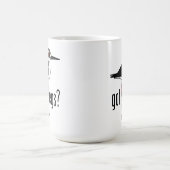 Grappige benen? Zwarte nek Stilt Birdorable Koffiemok (Center)