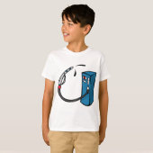 Grappige benzinestation t-shirt (Voorkant volledig)