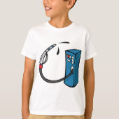Grappige benzinestation t-shirt (Voorkant)
