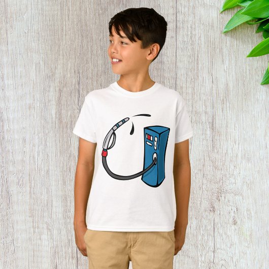 Grappige benzinestation t-shirt