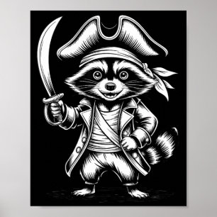 Grappige beoordeling wasbeer poster