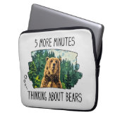 Grappige Beren laptophoes Laptop Sleeve (Voorkant Links)