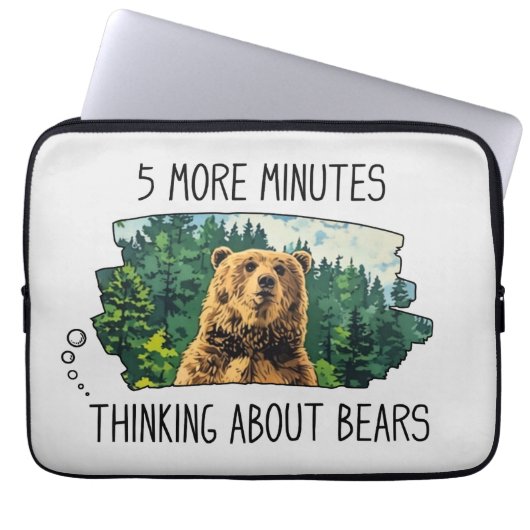Grappige Beren laptophoes Laptop Sleeve (Voorkant)
