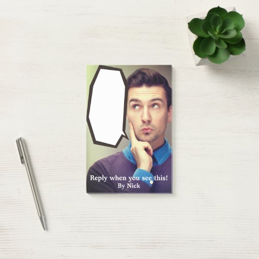 Grappige berichten van de baas. post-it notes (Kantoor)