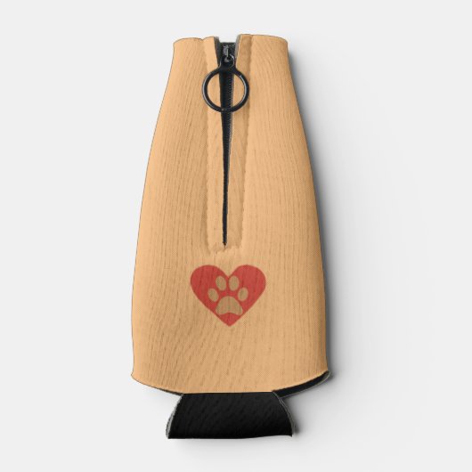 Grappige berner berg hond fles koeler (Achterkant)