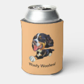 Grappige Berner Berghond Koelbox Blikjeskoeler (Blikje Achterkant)