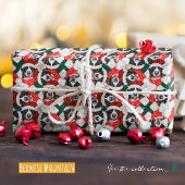 Grappige Berner Sennenhond Kerstmis Cadeaupapier