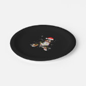 Grappige Berner Sennenhond verlicht Kerstmis Match Papieren Bordje (Gekanteld)