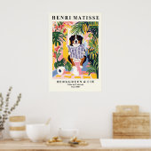 Grappige Bernese Berghond Kunst - Matisse Stijl Poster (Keuken)