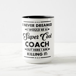 Grappige Beroep/Professie Super Coach Mok