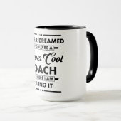 Grappige Beroep/Professie Super Coach Mok (Voorkant rechts)