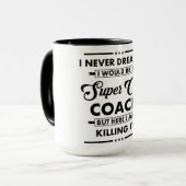 Grappige Beroep/Professie Super Coach Mok (Voorkant links)
