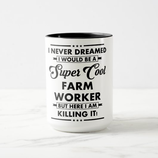 Grappige Beroep/Professie Super Cool Boer Mok (Midden)