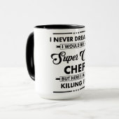 Grappige Beroep/Professie Super Coole Chef Mok (Voorkant links)
