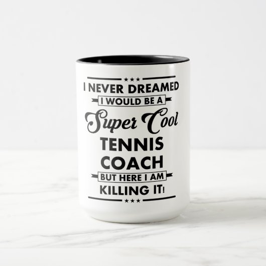Grappige Beroep/Professie Super Coole Coach Mok (Midden)