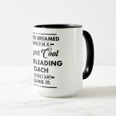 Grappige Beroep/Professie Super Coole Coach Mok (Voorkant rechts)