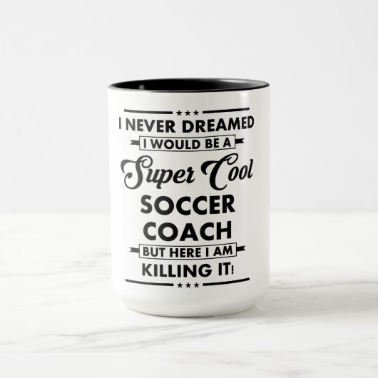 Grappige Beroep/Professie Super Coole Coach Mok (Midden)