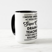 Grappige Beroep/Professie Super Coole Leraar Mok (Voorkant links)