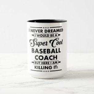 Grappige Beroep/Professie Super Honkbal Coach Mok