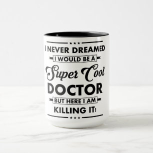 Grappige Beroep/Professie Super Koele Dokter Mok