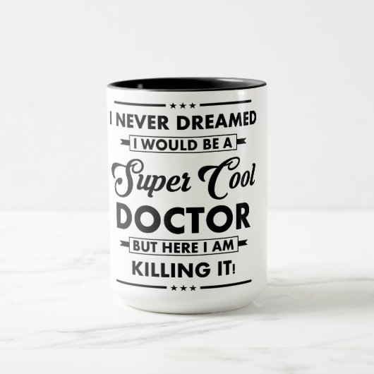 Grappige Beroep/Professie Super Koele Dokter Mok (Midden)