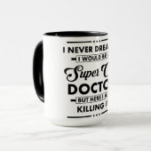 Grappige Beroep/Professie Super Koele Dokter Mok (Voorkant links)