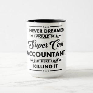 Grappige Beroep/Professie Super Koude Accountant Mok