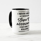 Grappige Beroep/Professie Super Koude Accountant Mok (Voorkant links)