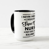Grappige Beroep/Super Coole Verpleegster Mok (Voorkant links)