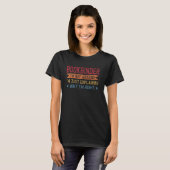Grappige Beroepscitaat Bookbinder T-shirt (Voorkant volledig)