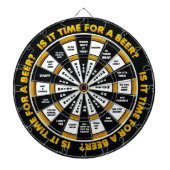Grappige beslisser - Beer Drinker Edition Dartbord (Voorkant)