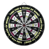Grappige beslisser - Wine Drinker Edition Dartbord (Voorkant)