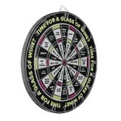 Grappige beslisser - Wine Drinker Edition Dartbord (Voorkant Links)