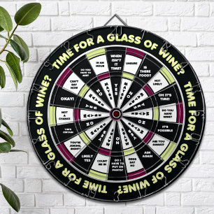 Grappige beslisser - Wine Drinker Edition Dartbord